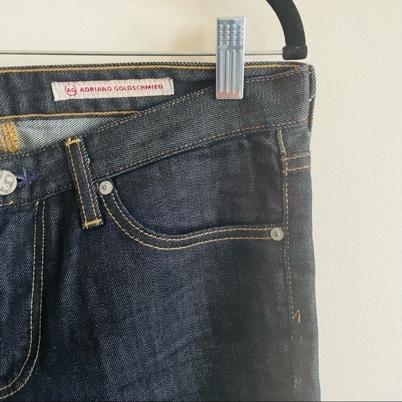 ADRIANO GOLDSCHMIED (AG) Premiere Skinny Straight Dark Was Jeans - Picture 5 of 12